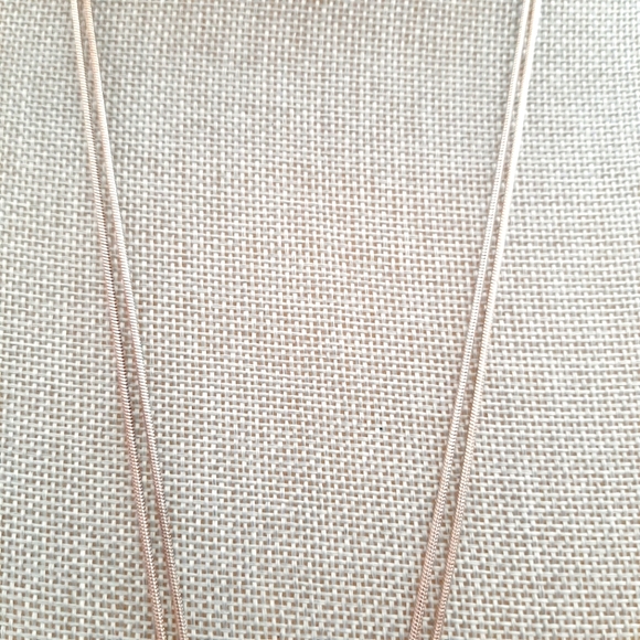 Silver Long Necklace - Picture 2 of 5